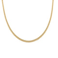 Italian 14K Yellow Gold Over Sterling Silver Franco Chain Necklace 24 Inches 3.40 Grams - Sticky add to cart bar