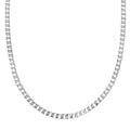 Italian Sterling Silver Flat Curb Chain Necklace 18-20 Inches 12.10 Grams - Sticky add to cart bar