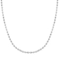 Italian Rhodium Over Sterling Silver Chicco Chain Necklace 18-20 Inches 12 Grams - Sticky add to cart bar