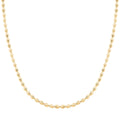Italian 14K Yellow Gold Over Sterling Silver Chicco Chain Necklace 18-20 Inches 12 Grams - Sticky add to cart bar