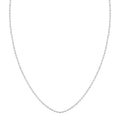 Italian Rhodium Over Sterling Silver Chain Necklace 24 Inches 6.3 Grams - Sticky add to cart bar