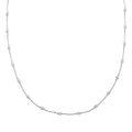 Italian Sterling Silver Oval Link Chain Necklace 20 Inches 6.90 Grams - Sticky add to cart bar