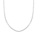 Italian Sterling Silver Arte Disco Sunflower Chain Necklace 18-20 Inches 5.80 Grams - Sticky add to cart bar