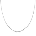 Italian Sterling Silver Margherita Chain Necklace 20 Inches 3.12 Grams - Sticky add to cart bar