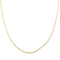 Italian 14K Yellow Gold Over Sterling Silver Margherita Chain Necklace 20 Inches 3.12 Grams - Sticky add to cart bar