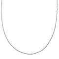 Italian Sterling Silver Margherita Chain Necklace 24 Inches 3.65 Grams - Sticky add to cart bar