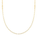 Italian 14K Yellow Gold Over Sterling Silver Arte Star Chain Necklace (24 Inches) (4.90 g) - Sticky add to cart bar