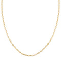 Italian 14K Yellow Gold Over Sterling Silver Arte 14 Star Chain Necklace 24 Inches 5.05 Grams - Sticky add to cart bar