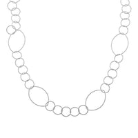 Italian Sterling Silver Chain Necklace 24 Inches 9.40 Grams