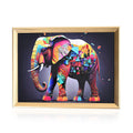 Elephant Crystal Painting with Frame (11.81"x15.74") - Sticky add to cart bar