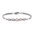 Bali Legacy Ethiopian Welo Opal Borobudur Chain Bracelet in Sterling Silver (6.50-8.0In) 2.10 ctw - Sticky add to cart bar
