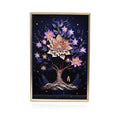 Flower Tree Crystal Painting With Frame (35.43"x23.62") - Sticky add to cart bar