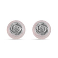 White Shell Pearl Earrings in Rhodium Over Sterling Silver  18.00 ctw - Sticky add to cart bar