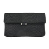 Black Python Pattern Convertible Belt Bag