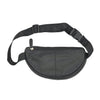 Black Half Moon Shaped Belt Bag