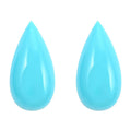 AAAA Sleeping Beauty Turquoise Set of 2 (Pear 20x10 mm) 12.00 ctw - Sticky add to cart bar