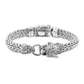 Bali Legacy Sterling Silver Dragon Bracelet (7.50 In) (62.25 g) - Sticky add to cart bar