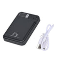 Black Fast Charging Power Bank with Wireless Charging Function and LED Digital Display - Sticky add to cart bar