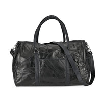 Black Sheep Leather Travel Bag (20"11"x11.8") with 54.7inch Long Strap