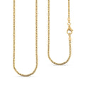 Bali Legacy 22K Vermeil Yellow Gold Over Sterling Silver Borobudur Chain Necklace 20 Inches 23.65 Grams - Sticky add to cart bar