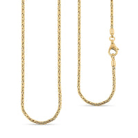 Bali Legacy 22K Vermeil Yellow Gold Over Sterling Silver Borobudur Chain Necklace 20 Inches 23.65 Grams