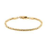 Bali Legacy 22K Vermeil YG Over Sterling Silver Borobudur Chain Bracelet (6.50 In) 9.0 Grams