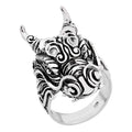 Bali Legacy Sterling Silver Dragon Ring (Size 8.0) (11.50 g) - Sticky add to cart bar