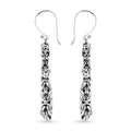 Bali Legacy Byzantine Dangle Earrings in Sterling Silver 6.13 Grams - Sticky add to cart bar