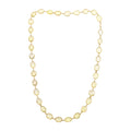 Lemon Quartz Beaded Necklace 32 Inches in Vermeil Yellow Gold Over Sterling Silver 100.00 ctw - Sticky add to cart bar