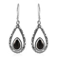 D'Joy Artisan Crafted Elite Shungite 2.25 ctw South West Style Earrings in Sterling Silver - Sticky add to cart bar