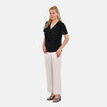 Black Jersey Top Knit - S/M - Sticky add to cart bar