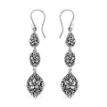 TLV Bali Legacy Sterling Silver Frangipani Flower Earrings (8.25 g) - Sticky add to cart bar