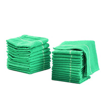 Sets of 24 Dish Cloth  Size -9.8 x 9.8 Color-Green