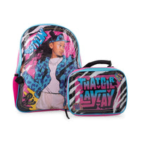 My Hero Academia Backpack with Lunch Bag (12"x5"x16")