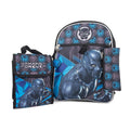 Black Panther Backpack with Lunch Bag (12"x5"x16") - Sticky add to cart bar