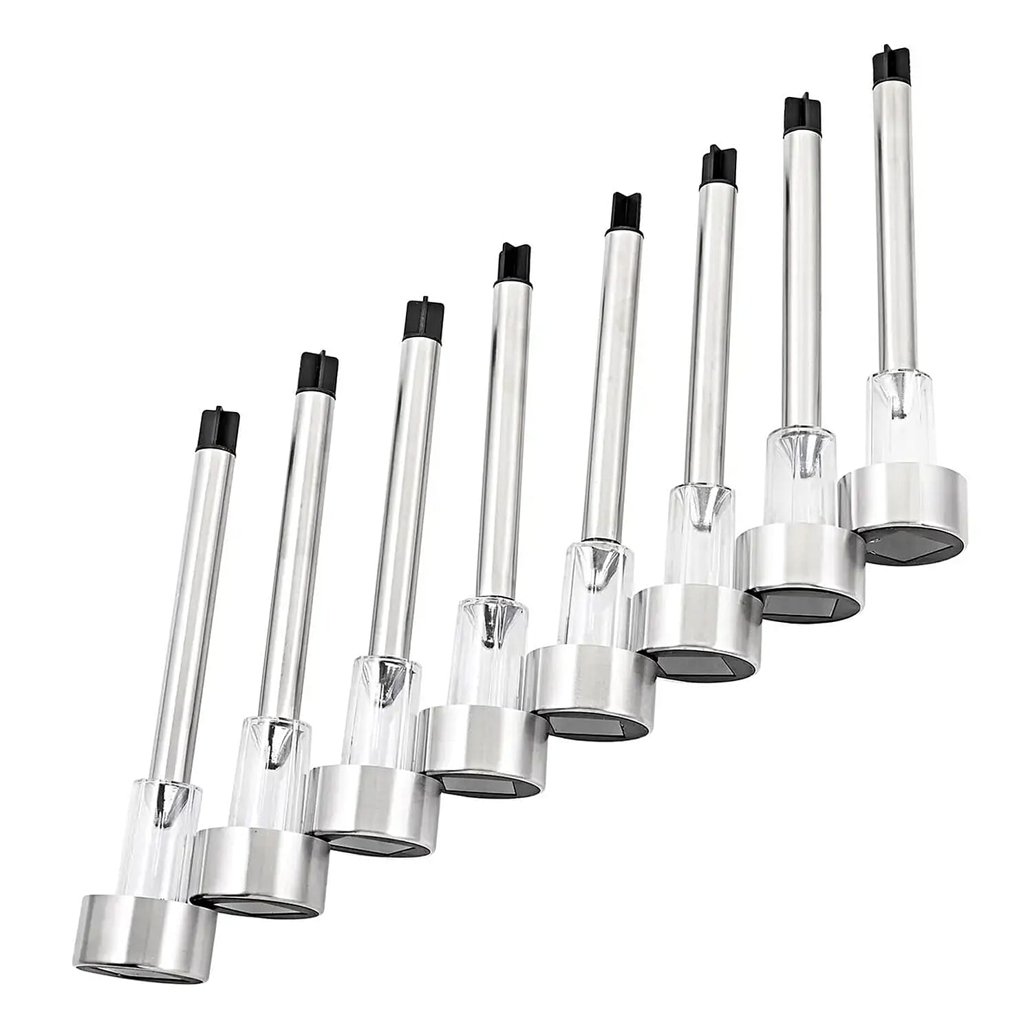 Closeout 8pc Touch of Eco Lawnlite LED Solar Stakes