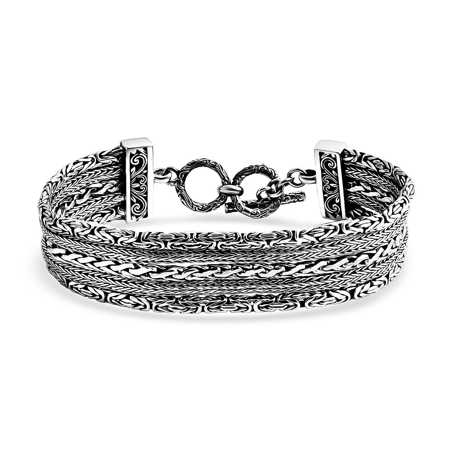 アクセサリー BODYSONG. RANDOM SOUVENIR BRACELET 925 D'Joy Bali Legacy Sterling Silver Tulang Naga, Borobudur and Padian We