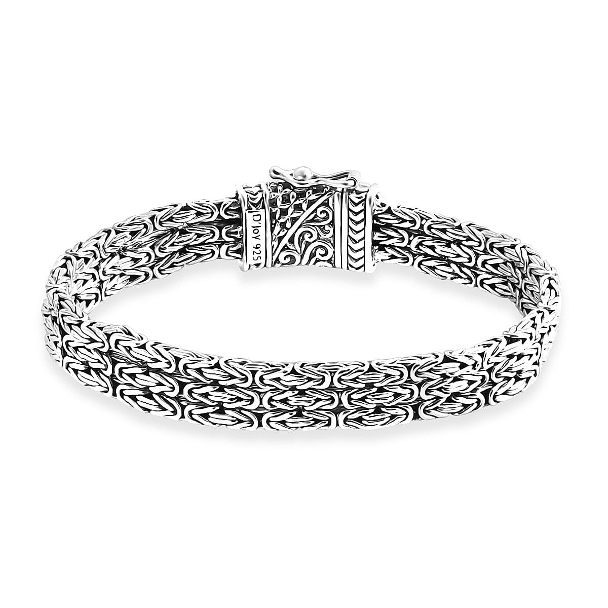 Bali Legacy Borobudur Chain Bracelet in Sterling Silver (6.50 In) 39.50 Grams