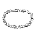 Bali Legacy Sterling Silver Twisted Pebble Link Bracelet (6.50 In) (19 g) - Sticky add to cart bar