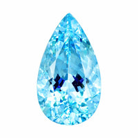 One Of A Kind Certified & Appraised AAAA Santa Maria Aquamarine (Pear Free Size) 4.42 ctw