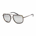 Michael Kors Men's Matte Gunmetal Square Aviator Sunglasses with Protection Case - Sticky add to cart bar
