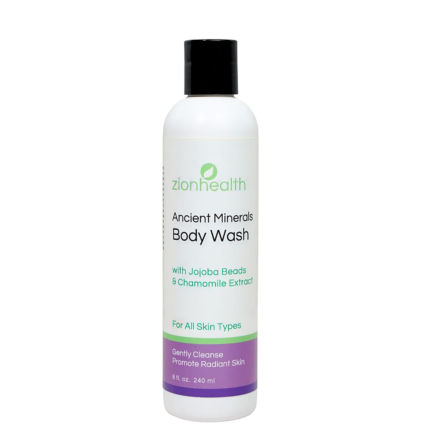 ZionHealth Body Wash with Ancient Clay Rosemary & Sage (8oz) (Ships in 8-10 Business Days)