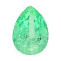 AAAA Boyaca Colombian Mint Emerald (Pear Free Size) 1.00 ctw