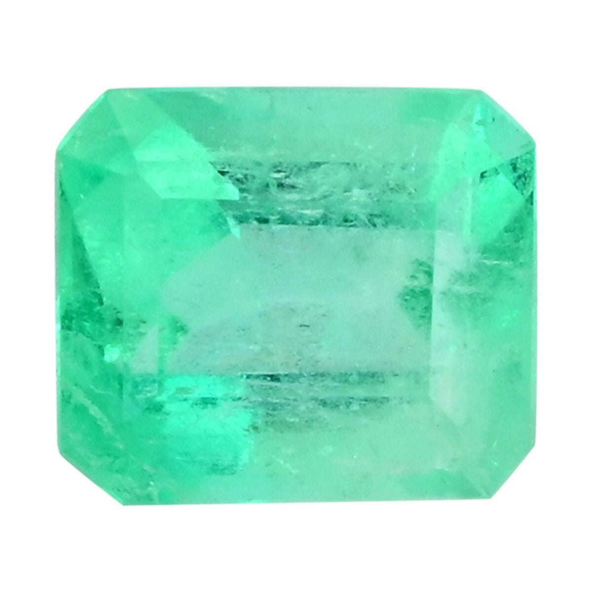 AAAA Boyaca Colombian Mint Emerald (Oct Free Size) 1.00 ctw