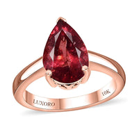 Luxoro 10K Rose Gold Premium Blush Apatite Solitaire Ring (Size 6.0) 4.10 Grams 3.25 ctw