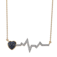 Premium Ruby, White Zircon Necklace (20 Inches) in 18K Vermeil YG Over Sterling Silver 0.70 ctw