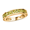 Hebei Peridot 0.90 ctw Ring in Vermeil Yellow Gold Over Sterling Silver (Size 9.0) - Sticky add to cart bar