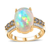 Ethiopian Welo Opal & Ceylon Blue Sapphire
