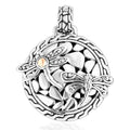 Dragonfly Pendant without Chain in 22K Yellow Gold and Sterling Silver  9.20 Grams - Sticky add to cart bar