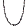 18K Yellow Gold Magnetic Lock Tahitian Cultured Pearl Statement Necklace 18 Inches - Sticky add to cart bar
